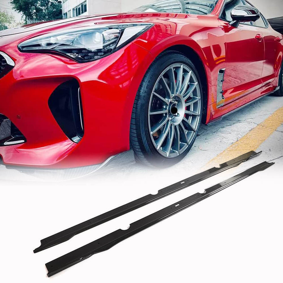 Kia Stinger 2018-2023 Side Skirts Carbon Fiber/FRP-Ahacarbon
