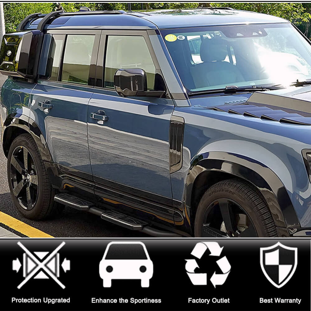 Land Rover Defender 2020-2023 Mirror Covers Add-on Dry Carbon Fiber-Ahacarbon