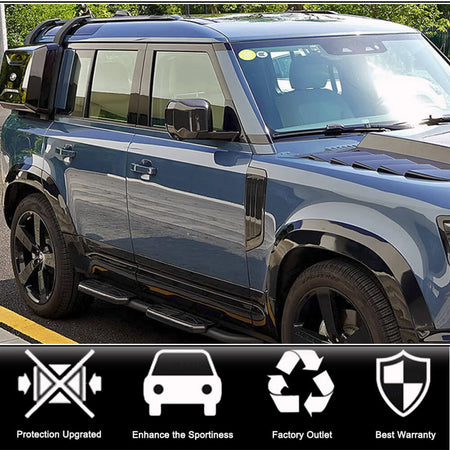 Land Rover Defender 2020-2023 Mirror Covers Add-on Dry Carbon Fiber-Ahacarbon