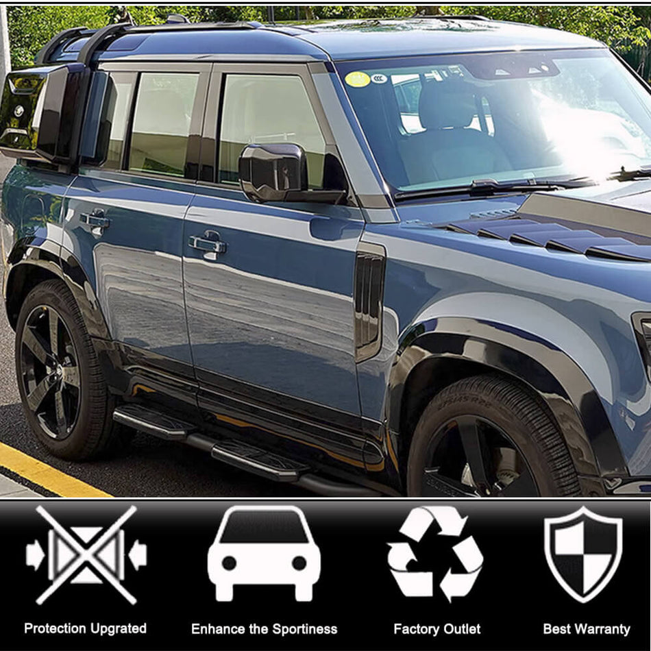 Land Rover Defender 2020-2023 Mirror Covers Add-on Dry Carbon Fiber-Ahacarbon