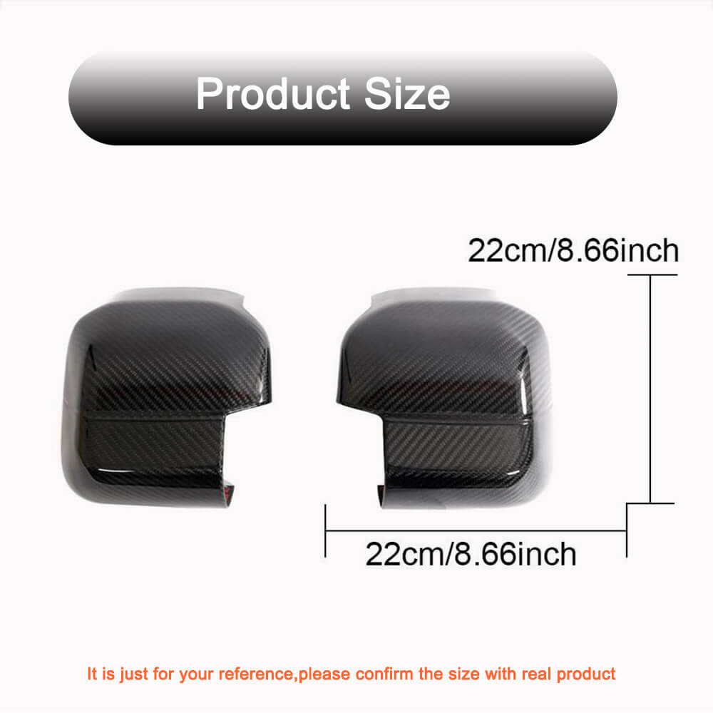Land Rover Defender 2020-2023 Mirror Covers Add-on Dry Carbon Fiber-Ahacarbon