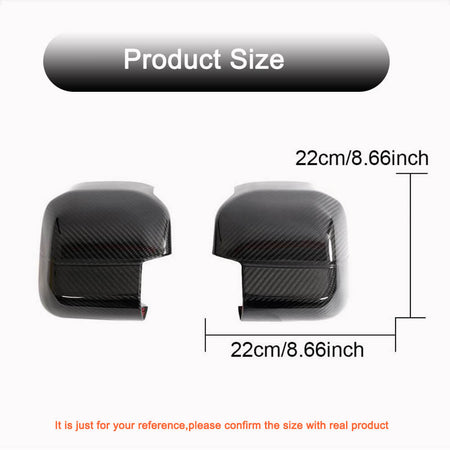 Land Rover Defender 2020-2023 Mirror Covers Add-on Dry Carbon Fiber-Ahacarbon