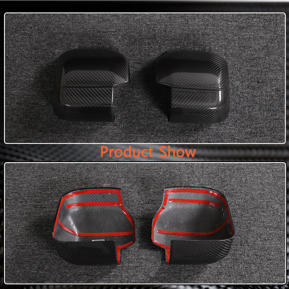 Land Rover Defender 2020-2023 Mirror Covers Add-on Dry Carbon Fiber-Ahacarbon