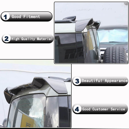 Land Rover Defender 90/110/130 Sport Utility 2-Door 4-Door 2022+ Rear Trunk Spoiler-Ahacarbon
