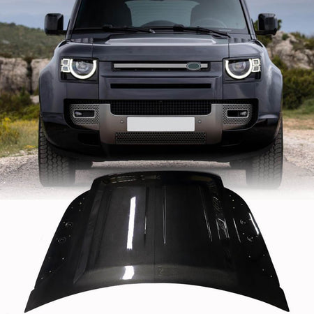 Land Rover Defender L663 110 Sport Utility 4-Door 20-23 Engine Bonnet Hood Cover Dry Carbon Fiber-Ahacarbon