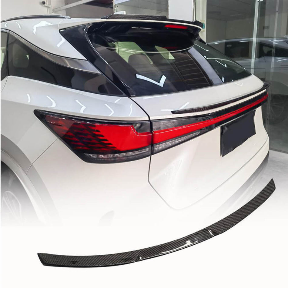 Lexus RX Series RX350 Sport Utility 4-Door 2023+ Rear Roof Spoiler Carbon Fiber-Ahacarbon