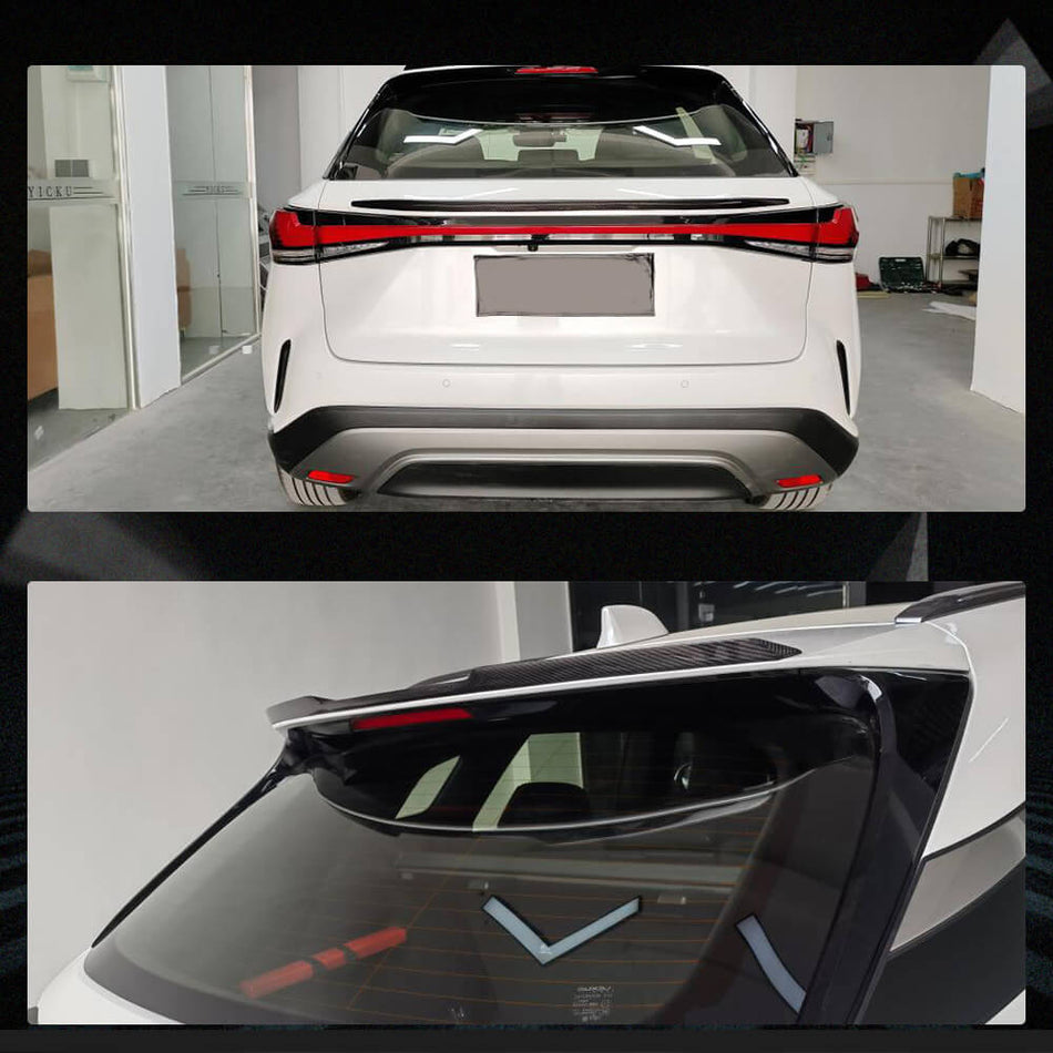 Lexus RX Series RX350 Sport Utility 4-Door 2023+ Rear Roof Spoiler Carbon Fiber-Ahacarbon