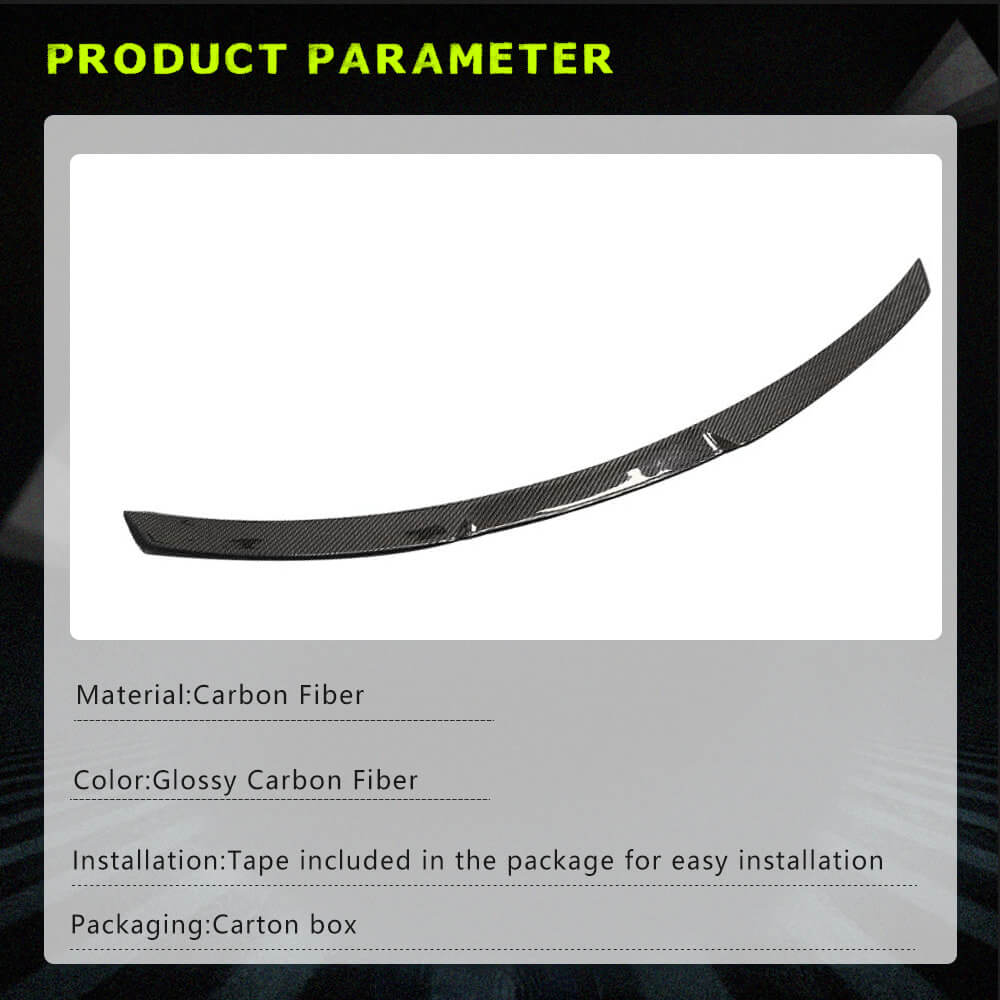 Lexus RX Series RX350 Sport Utility 4-Door 2023+ Rear Roof Spoiler Carbon Fiber-Ahacarbon