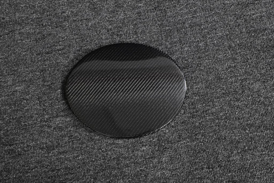 Maserati GTS GranTurismo Base Convertible Coupe 2-Door 2007-2016 Fuel Oil Tank Cover Carbon Fiber-Ahacarbon