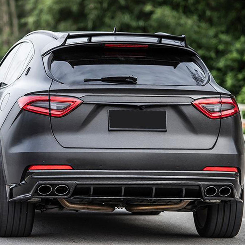 Maserati Levante M161 Sport Utility 2016-2022 Rear Middle Spoiler Carbon Fiber-Ahacarbon