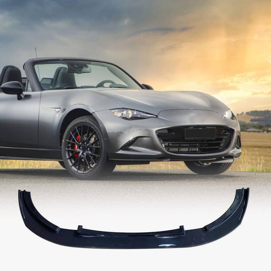 Mazda MX-5 MX5 2022+ Front Bumper Lip Carbon Fiber-Ahacarbon