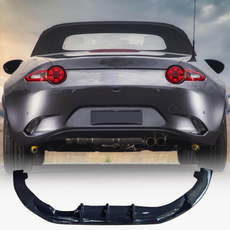 Mazda MX-5 MX5 2022+ Rear Bumper Diffuser Carbon Fiber-Ahacarbon