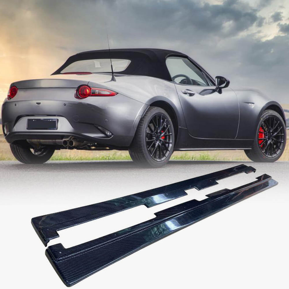 Mazda MX-5 MX5 2022+ Side Skirts Carbon Fiber-Ahacarbon