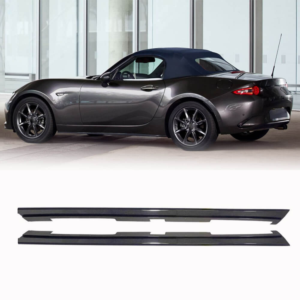 Mazda MX5 MX-5 2022+ Side Skirts Door Black PU-Ahacarbon