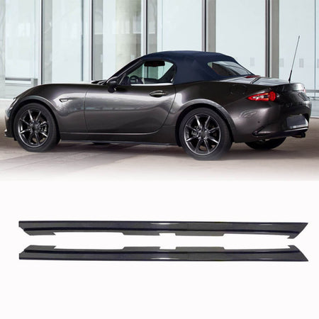 Mazda MX5 MX-5 2022+ Side Skirts Door Black PU-Ahacarbon