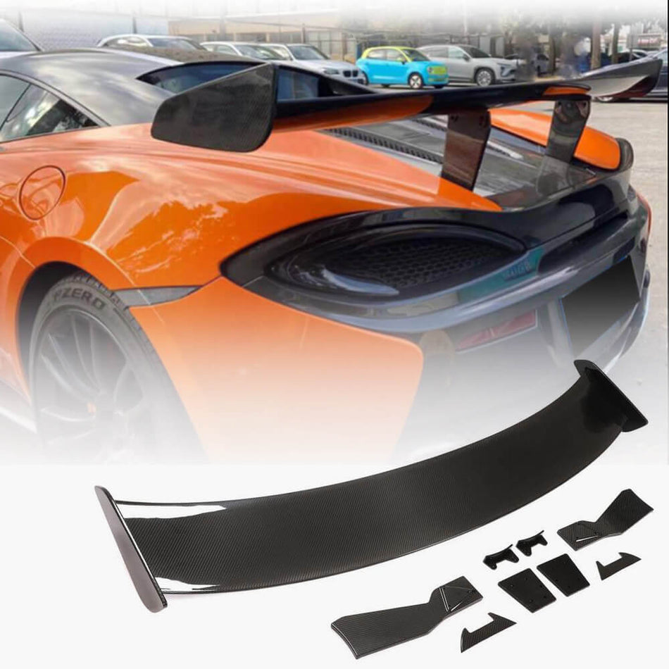 McLaren 570S 2015-2020 Rear Trunk Spoiler DRY Carbon Fiber-Ahacarbon