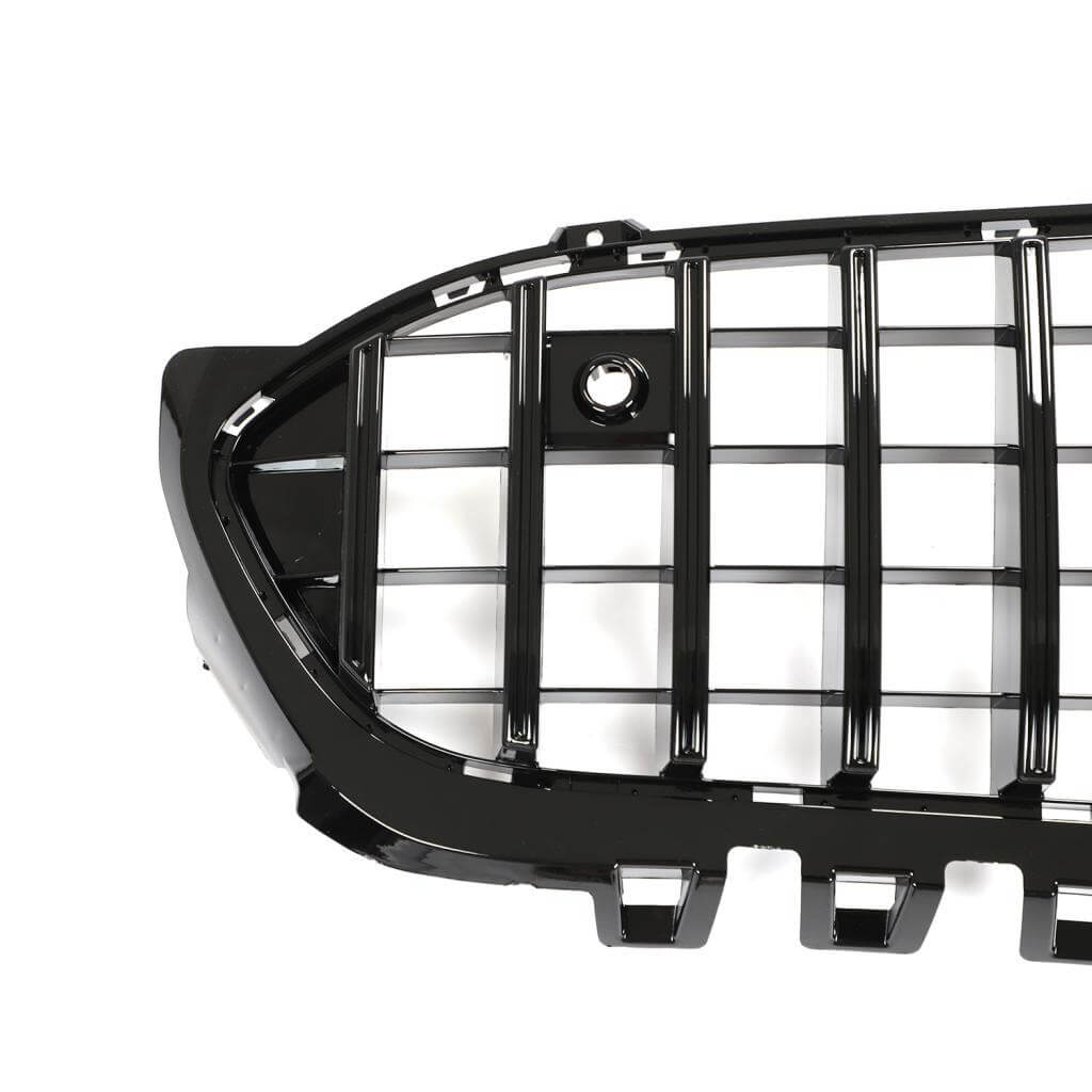 Mercedes-Benz A Class W177 A200 A220 A250 A35 AMG 2019-2020 Front Grille Glossy Black ABS-Ahacarbon