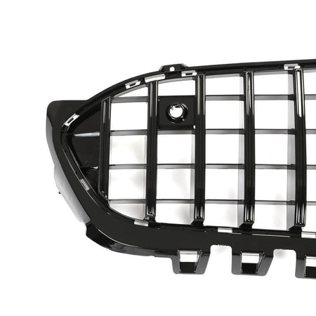 Mercedes-Benz A Class W177 A200 A220 A250 A35 AMG 2019-2020 Front Grille Glossy Black ABS-Ahacarbon