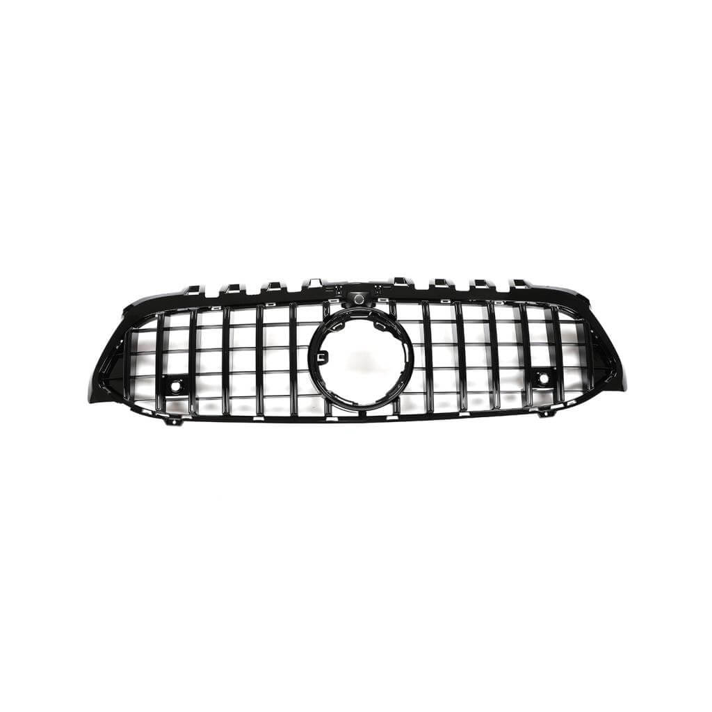 Mercedes-Benz A Class W177 A200 A220 A250 A35 AMG 2019-2020 Front Grille Glossy Black ABS-Ahacarbon