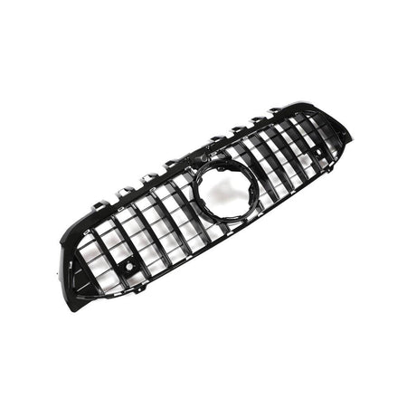 Mercedes-Benz A Class W177 A200 A220 A250 A35 AMG 2019-2020 Front Grille Glossy Black ABS-Ahacarbon