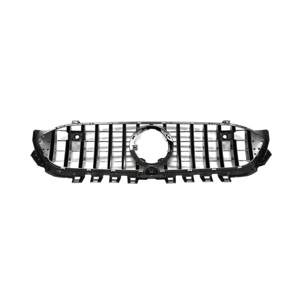 Mercedes-Benz A Class W177 A200 A220 A250 A35 AMG 2019-2020 Front Grille Glossy Black ABS-Ahacarbon