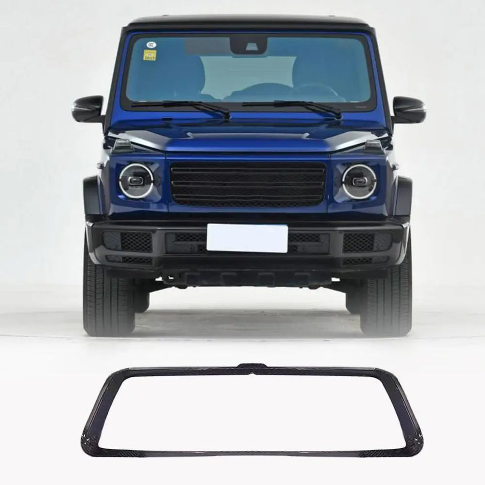 Mercedes-Benz G Class W464 G500 G550 Sport Utility 4-Door 2019-2023 Front Grille Dry Carbon Fiber-Ahacarbon