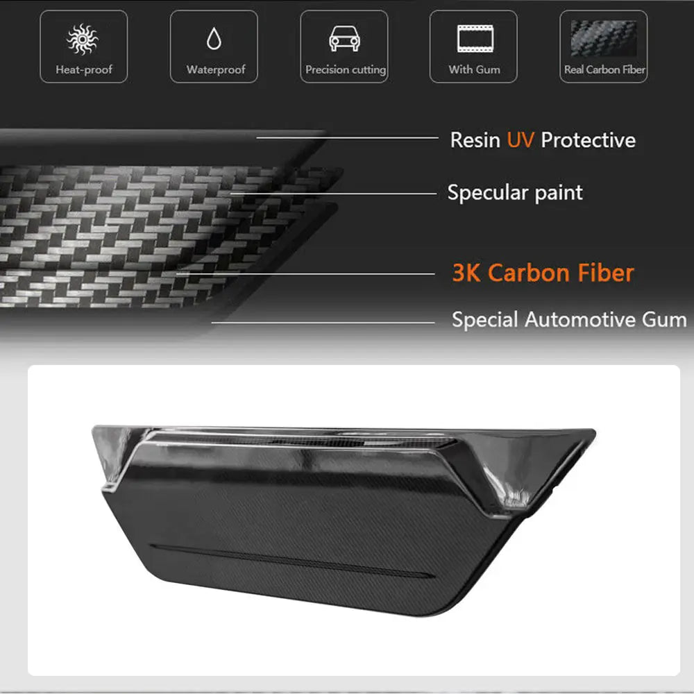 Mercedes-Benz G Class W464 G500 G550 Sport Utility 4-Door 2019-2023 Rear Tail Door Guard Dry Carbon Fiber-Ahacarbon