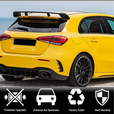 Mercedes Benz A Class W177 A45 AMG S 4-Door 2021-2023 Rear Bumper Splitters Carbon Fiber-Ahacarbon