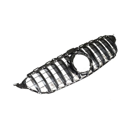 Mercedes Benz C-Class W205 C205 Sport 2Door 4Door 2019-2020 Front Grille Glossy Black ABS-Ahacarbon
