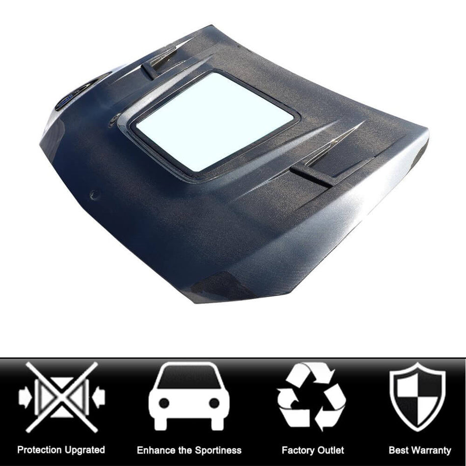 Mercedes Benz C Class W205 C205 A205 C63 S AMG 2Door 4Door 15-21 Engine Bonnet Hood Cover Carbon Fiber-Ahacarbon