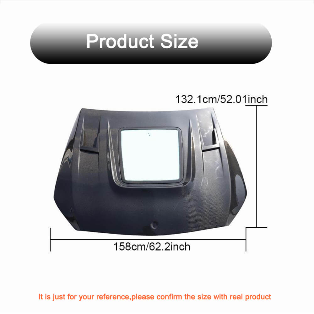 Mercedes Benz C Class W205 C205 A205 C63 S AMG 2Door 4Door 15-21 Engine Bonnet Hood Cover Carbon Fiber-Ahacarbon
