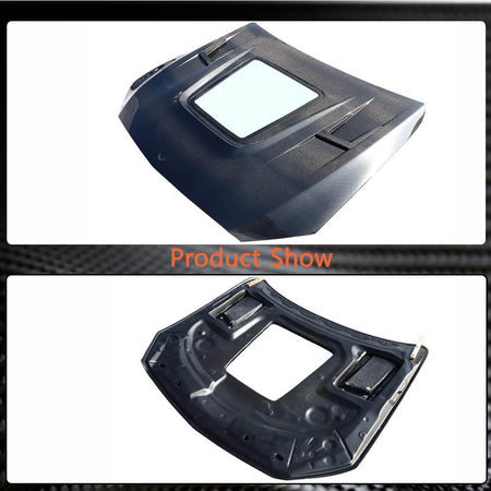 Mercedes Benz C Class W205 C205 A205 C63 S AMG 2Door 4Door 15-21 Engine Bonnet Hood Cover Carbon Fiber-Ahacarbon
