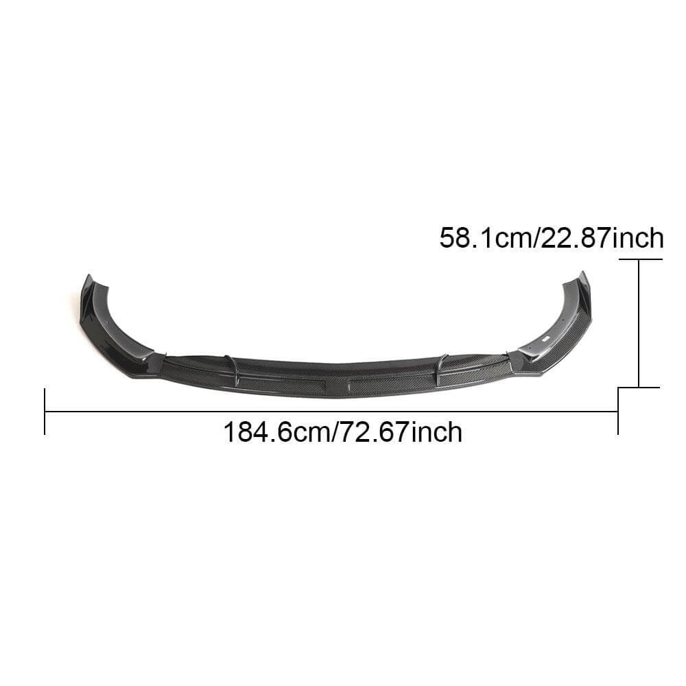 Mercedes Benz CLA45 AMG Sedan 4-Door 2020+ Front Bumper Lip Carbon Fiber-Ahacarbon