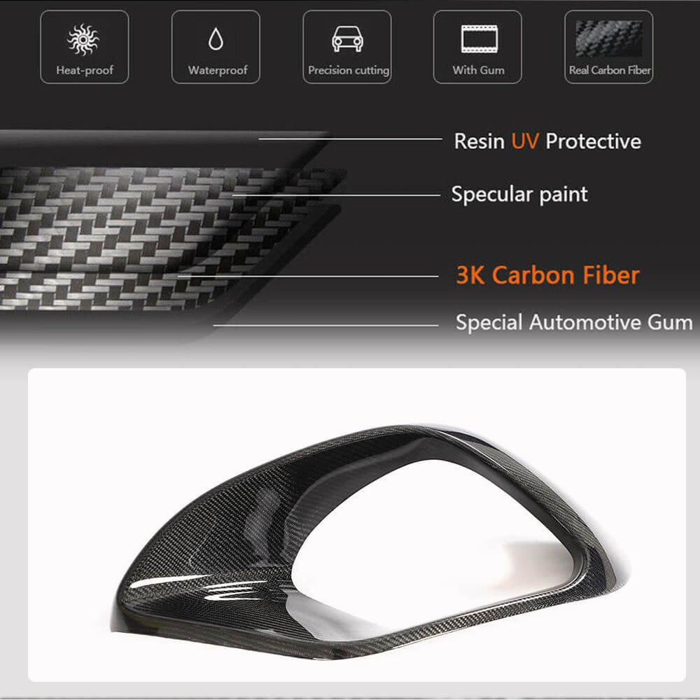 Mercedes Benz CLA45 AMG Sedan 4-Door 2020-2023 Front Bumper Vents Carbon Fiber-Ahacarbon