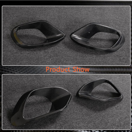Mercedes Benz CLA45 AMG Sedan 4-Door 2020-2023 Front Bumper Vents Carbon Fiber-Ahacarbon