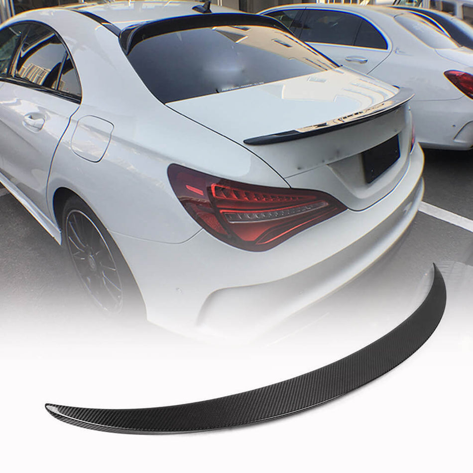 Mercedes Benz CLA Class (W117) C117 2013-2019 Rear Trunk Spoiler Carbon Fiber-Ahacarbon