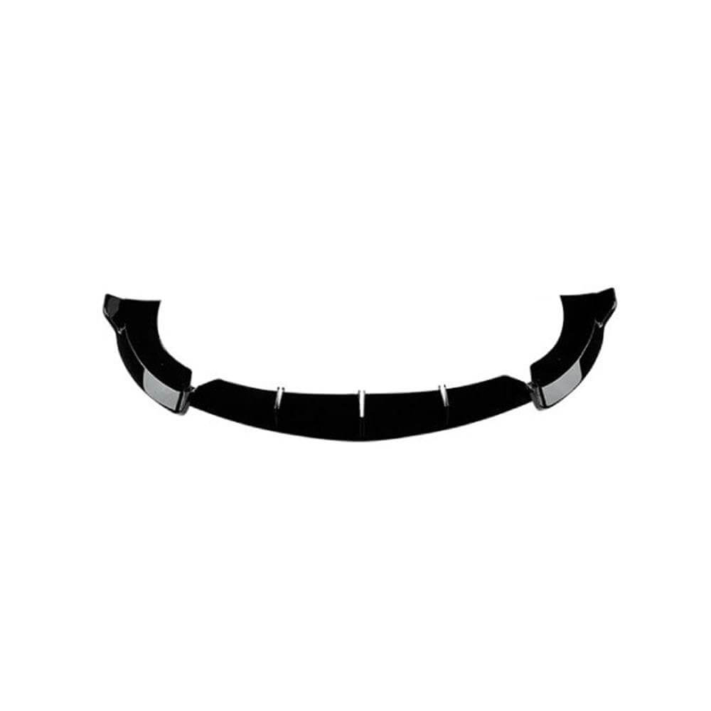 Mercedes Benz E Class W213 Sport E43 AMG 2016-2020 Front Bumper Lip Glossy Black ABS-Ahacarbon