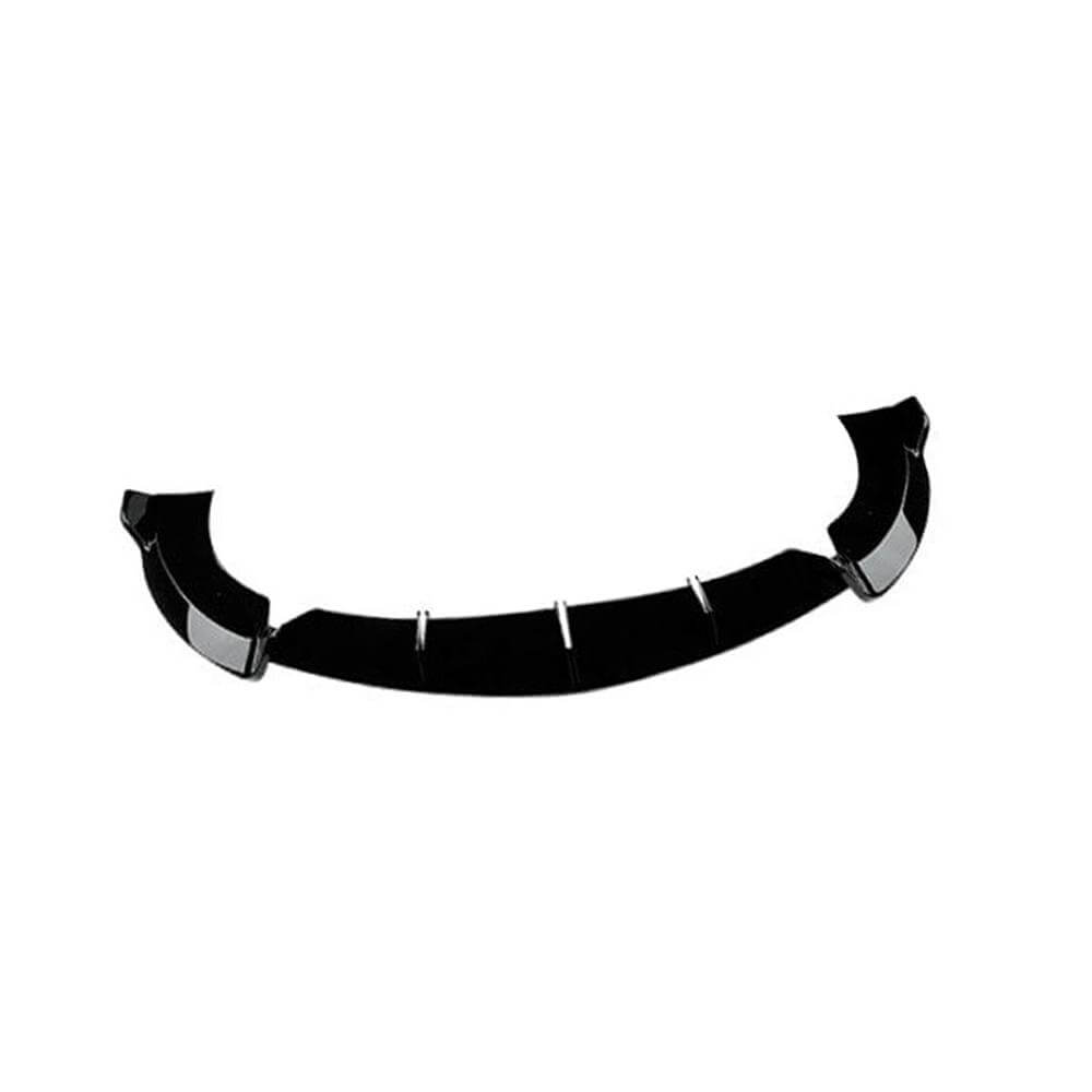 Mercedes Benz E Class W213 Sport E43 AMG 2016-2020 Front Bumper Lip Glossy Black ABS-Ahacarbon