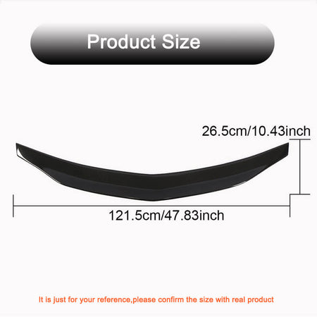 Mercedes Benz E Class (W207) C207 Coupe 2009-2016 Rear Trunk Spoiler Carbon Fiber-Ahacarbon