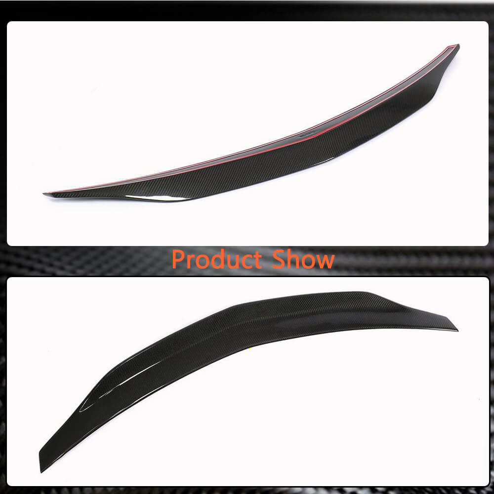 Mercedes Benz E Class (W207) C207 Coupe 2009-2016 Rear Trunk Spoiler Carbon Fiber-Ahacarbon