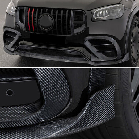 Mercedes Benz GLE Class GLE63 AMG 2021-2023 Front Bumper Lip Carbon Fiber-Ahacarbon