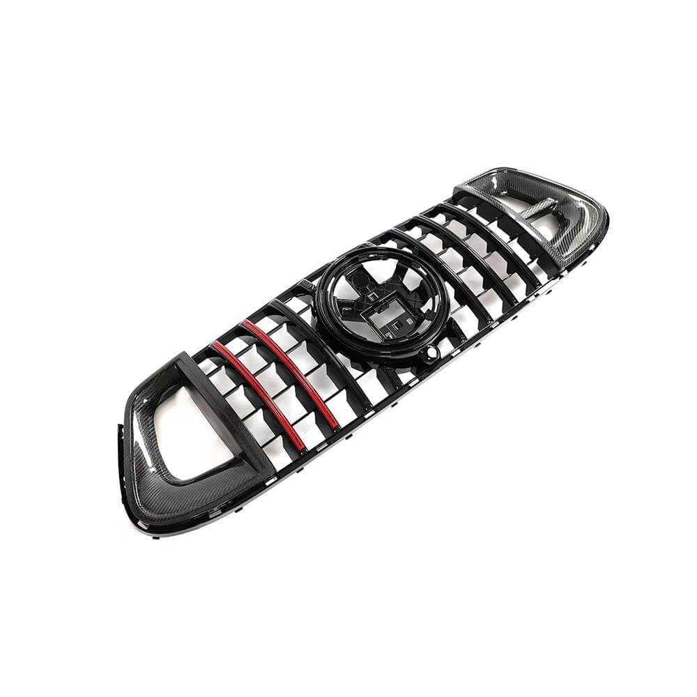 Mercedes Benz GLE Class W167 C167 GLE63 AMG 2021-2023 Front Grille Carbon Fiber-Ahacarbon