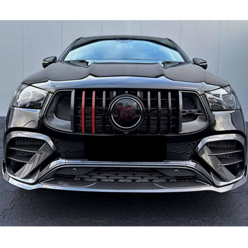 Mercedes Benz GLE Class W167 C167 GLE63 AMG 2021-2023 Front Grille Carbon Fiber-Ahacarbon