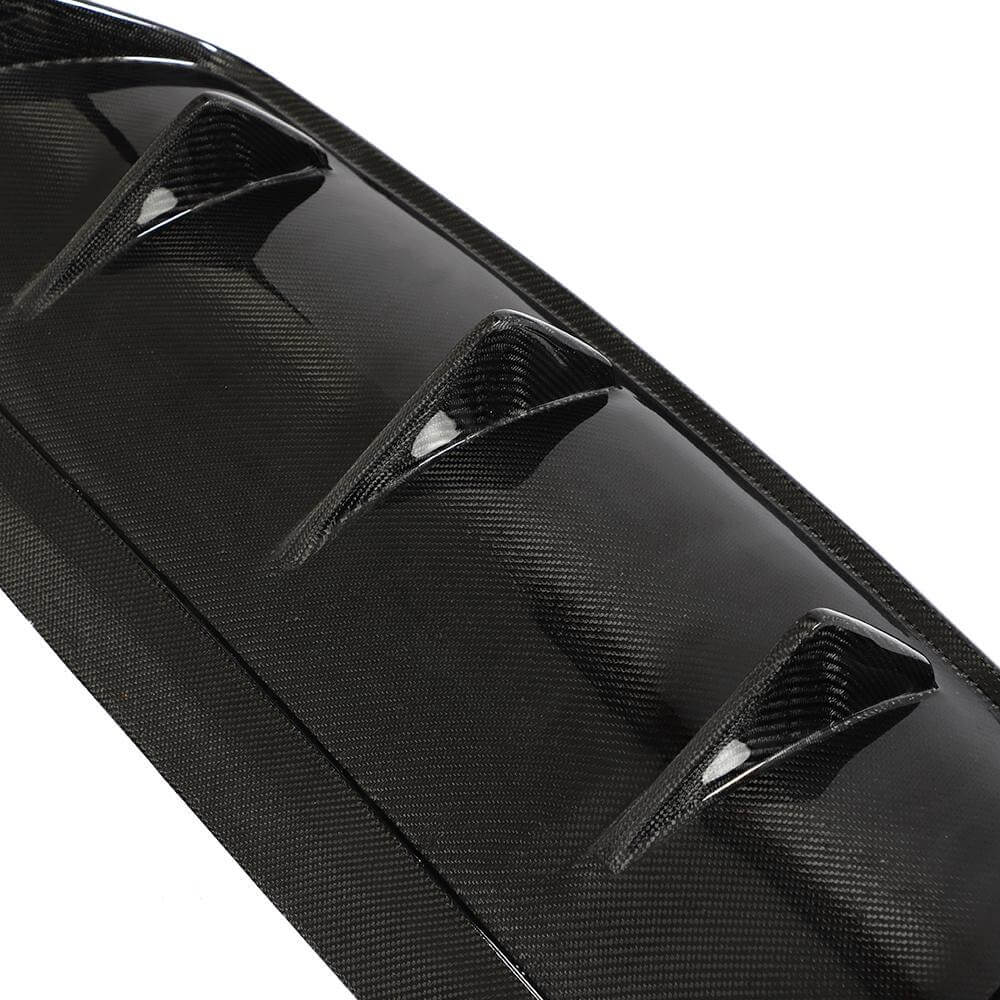Mercedes Benz GLE Class W167 C167 GLE63 AMG 2021-2023 Rear Bumper Diffuser Carbon Fiber(With Exhaust Tips Tailpipe)-Ahacarbon