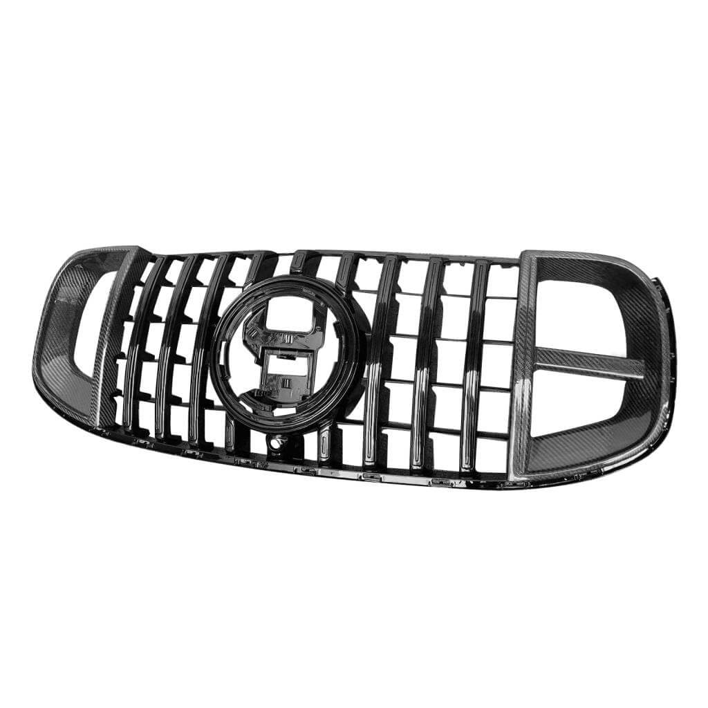 Mercedes Benz GLS63 X167 AMG 2020-2025 Front Grille Carbon Fiber-Ahacarbon