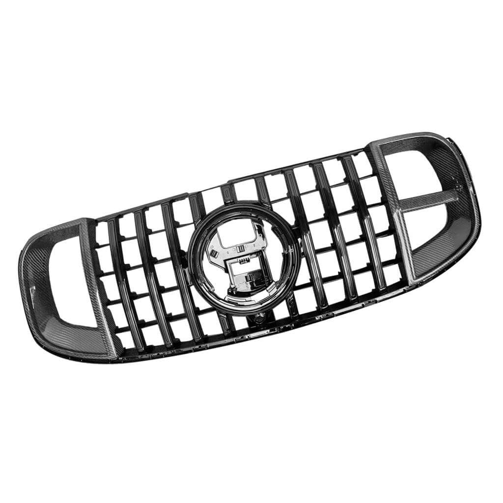 Mercedes Benz GLS63 X167 AMG 2020-2025 Front Grille Carbon Fiber-Ahacarbon