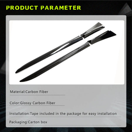 Mercedes Benz Smart 2022+ Side Skirts Carbon Fiber-Ahacarbon