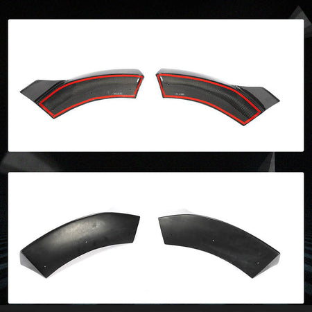 Mercedes Benz V Class W447 V220d V250 Van 4-Door 2016-2018 Front Bumper Splitters Carbon Fiber-Ahacarbon