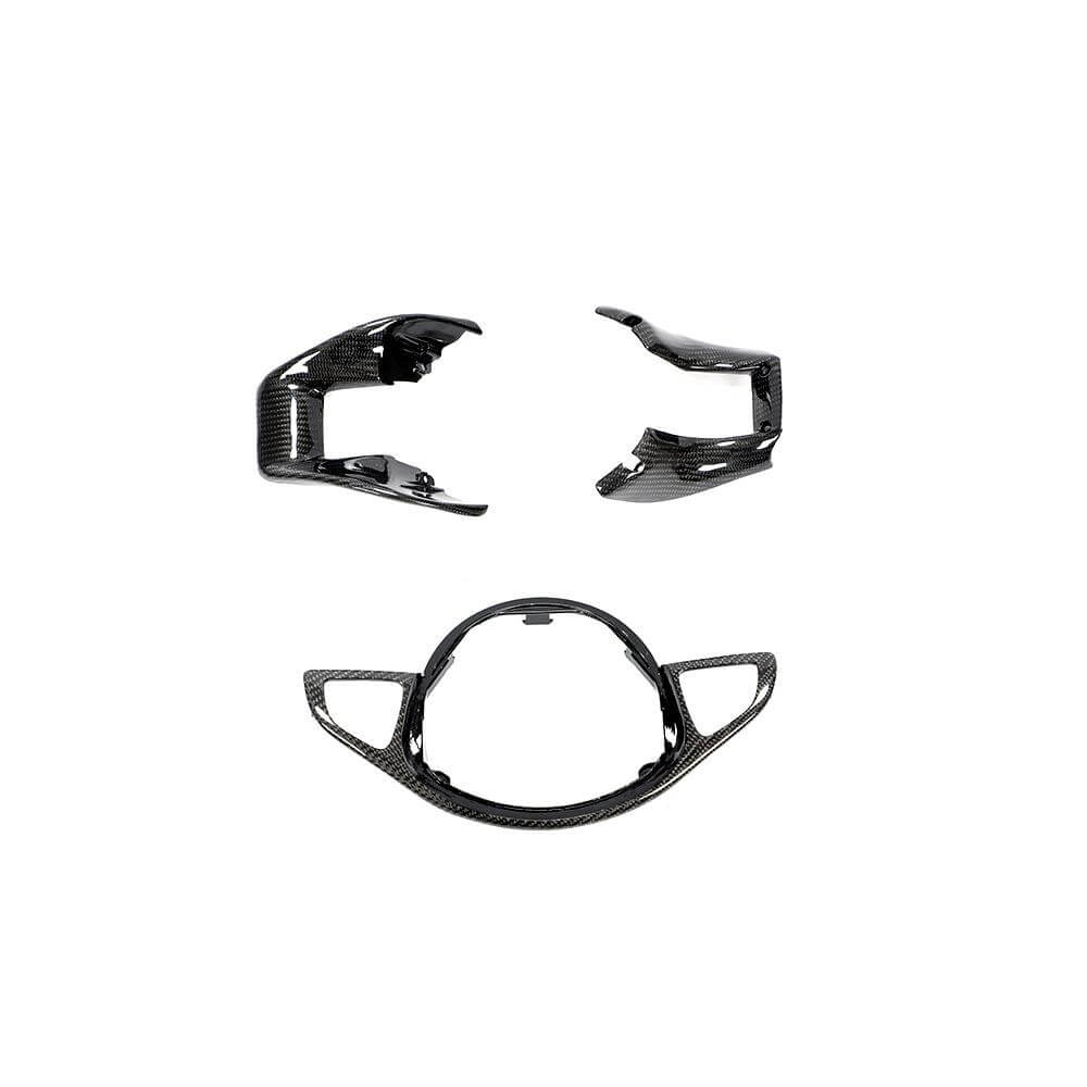 Mercedes Benz W176 A45 W205/C205/A205 C43 C63 S AMG W117/C117 CLA45 W218/X218 CLS63 X156 GLA45 AMG Steering Wheel Covers Carbon Fiber-Ahacarbon