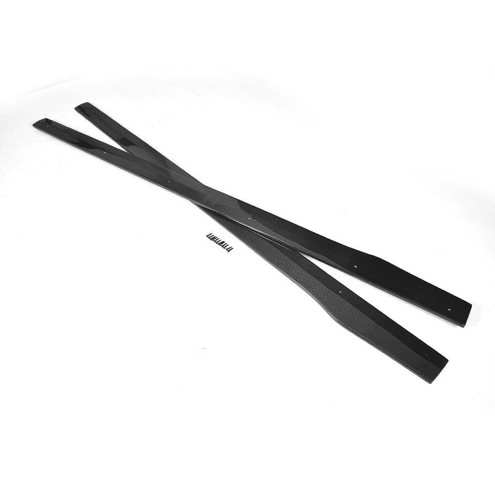 Mercedes Benz W205 C205 A205 Sport C43 C63 Pre-facelift 2015-2019 Side Skirts Carbon Fiber/FRP-Ahacarbon
